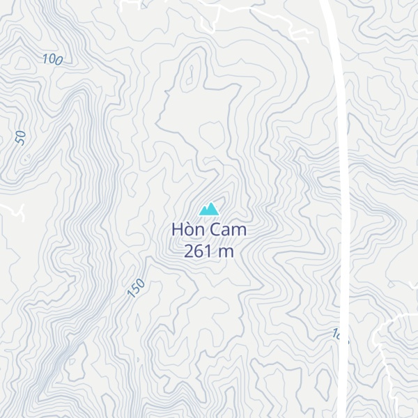 Map of Hòn Cam