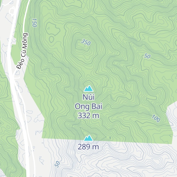 Map of Núi Ong Bai