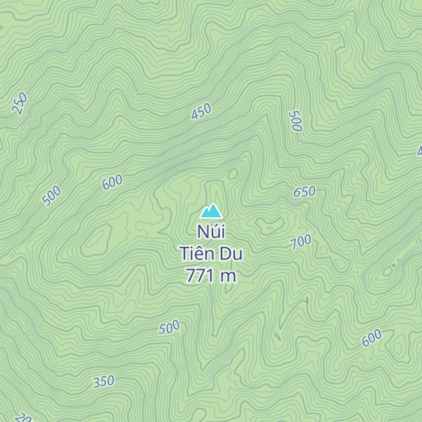Map of Núi Tiên Du