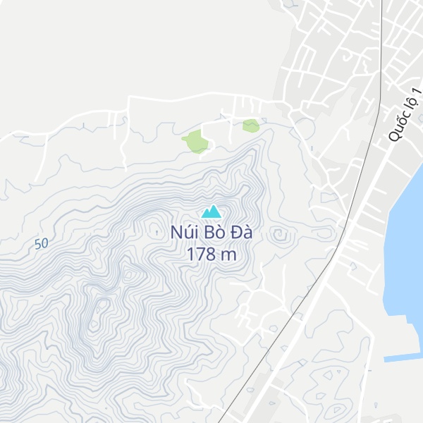 Map of Núi Bò Đà