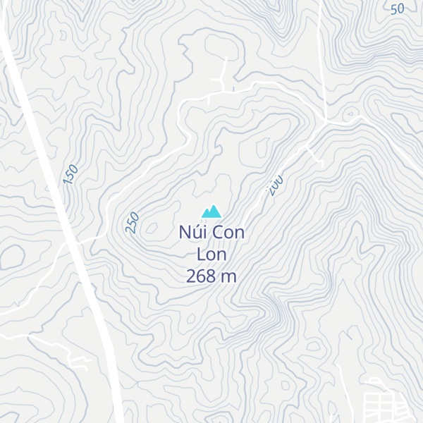 Map of Núi Con Lon