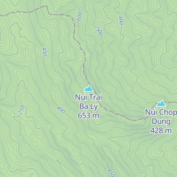 Map of Núi Trai Ba Ly