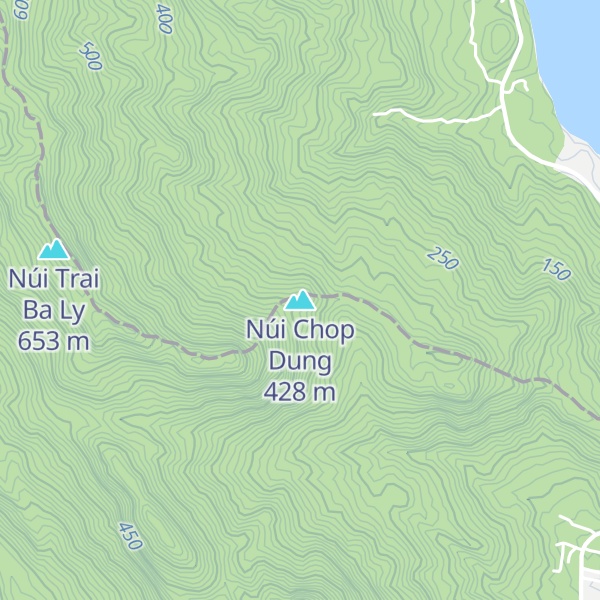 Map of Núi Chop Dung