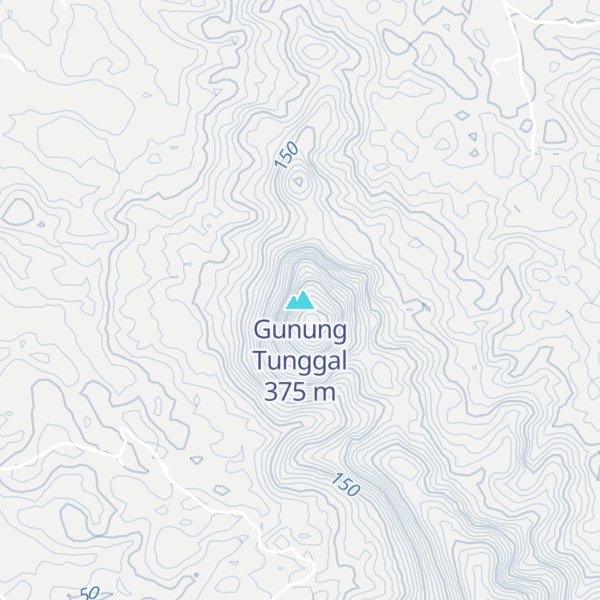 Map of Gunung Tunggal