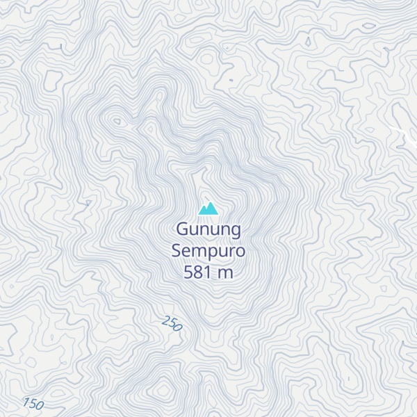 Map of Gunung Sempuro