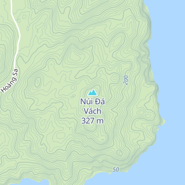 Map of Núi Đá Vách