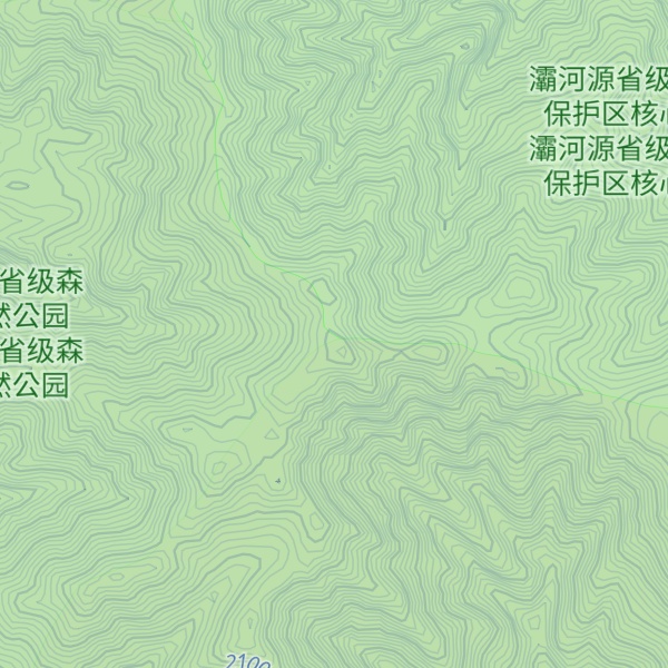 Map of Shímén Lǐng