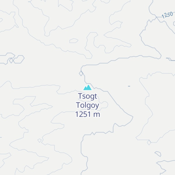 Map of Tsogt Tolgoy