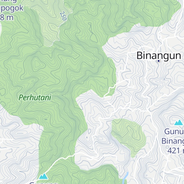 Map of Gunung Sangkur