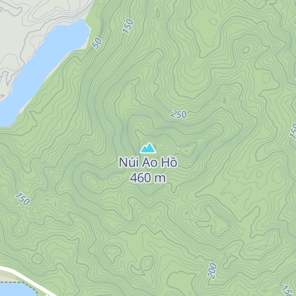 Map of Núi Ao Hồ