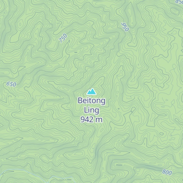 Map of Beitong Ling