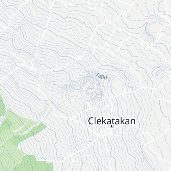 Map of Gunung Clakatakan