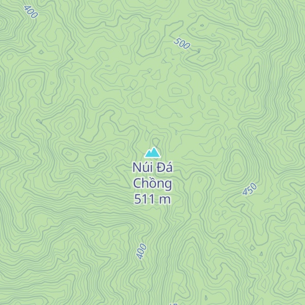 Map of Núi Đá Chồng