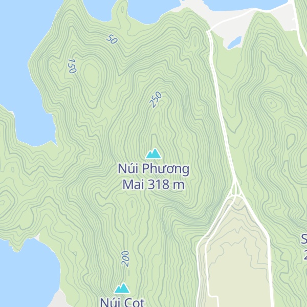 Map of Núi Phương Mai