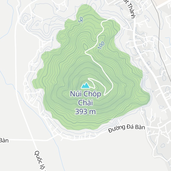 Map of Núi Chóp Chài