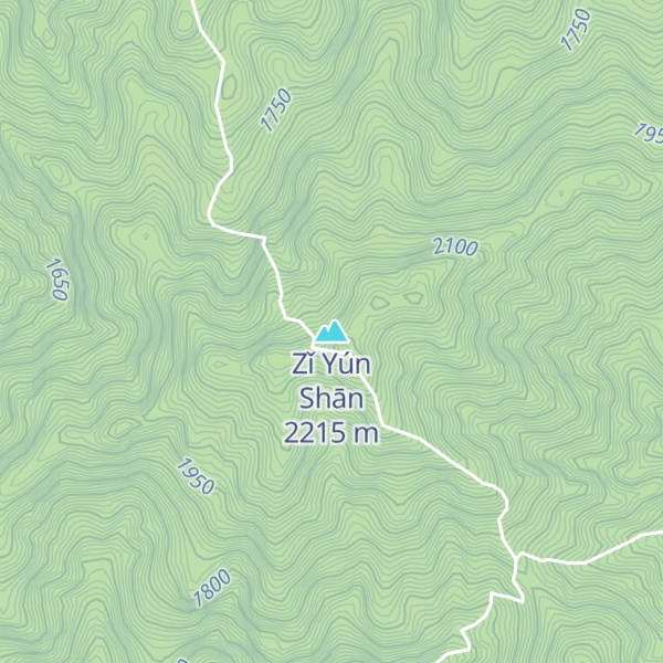 Map of Zǐ Yún Shān