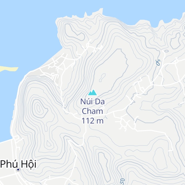 Map of Núi Da Cham