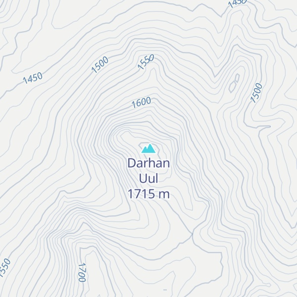 Map of Darhan Uul
