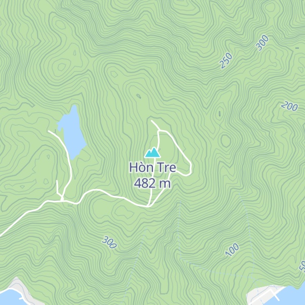 Map of Hòn Tre