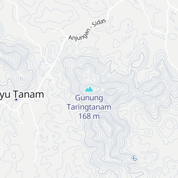 Map of Gunung Taringtanam