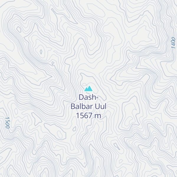Map of Dash-Balbar Uul