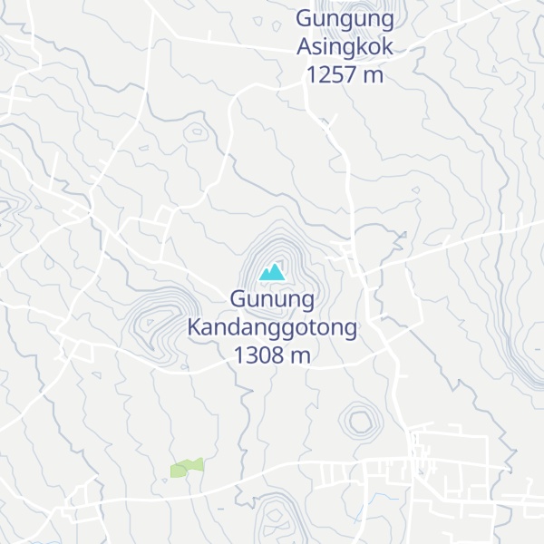 Map of Gunung Kandanggotong