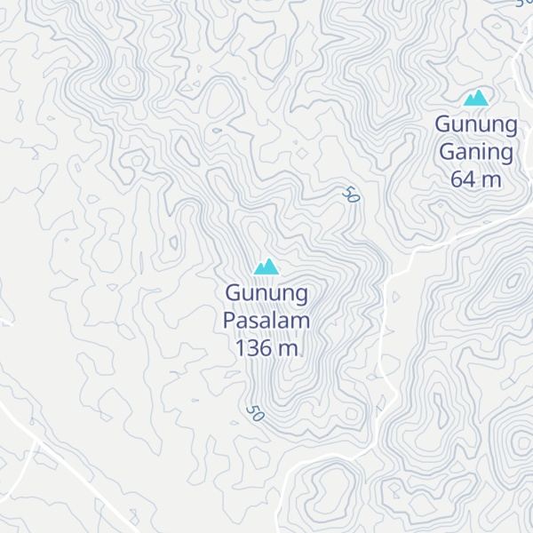 Map of Gunung Pasalam