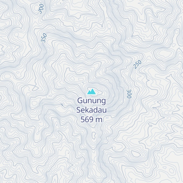 Map of Gunung Sekadau