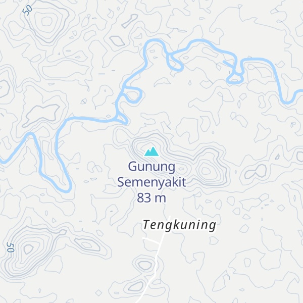 Map of Gunung Semenyakit