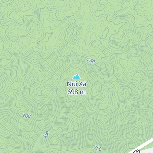 Map of Núi Xá