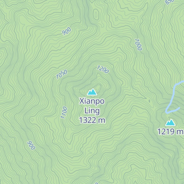Map of Xianpo Ling