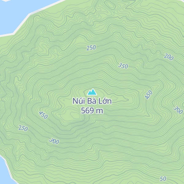 Map of Núi Bà Lớn