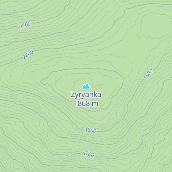 Map of Zyryanka