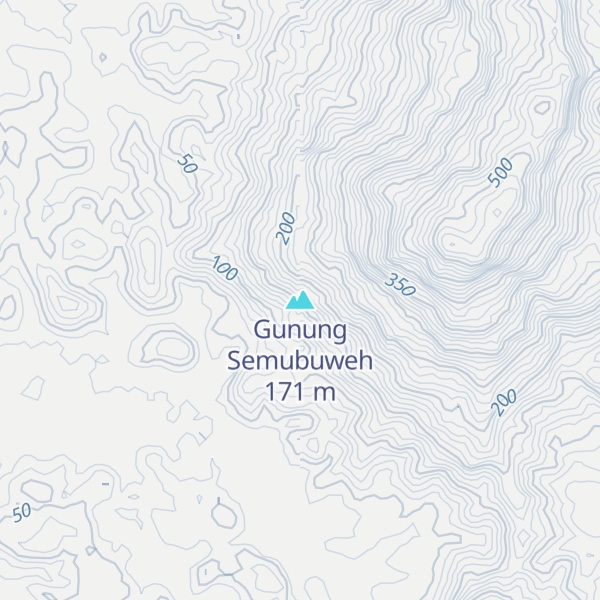 Map of Gunung Semubuweh
