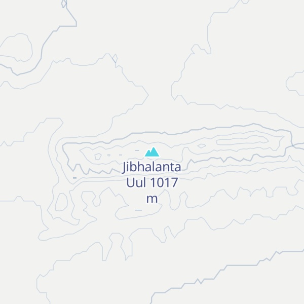 Map of Jibhalanta Uul