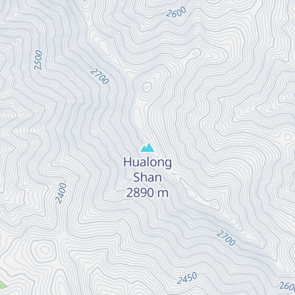 Map of Hualong Shan