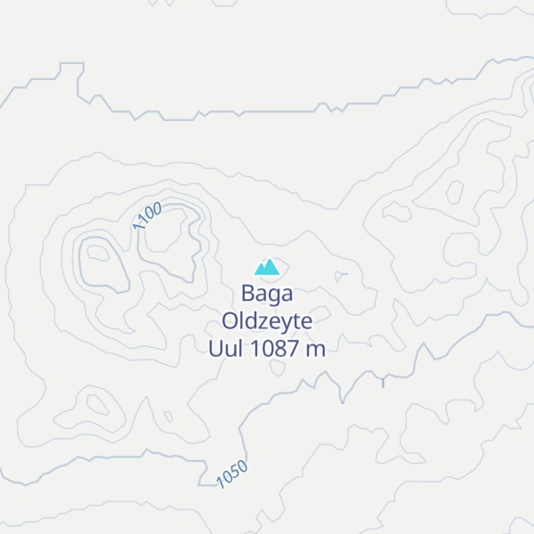 Map of Baga Oldzeyte Uul