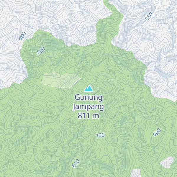 Map of Gunung Jampang