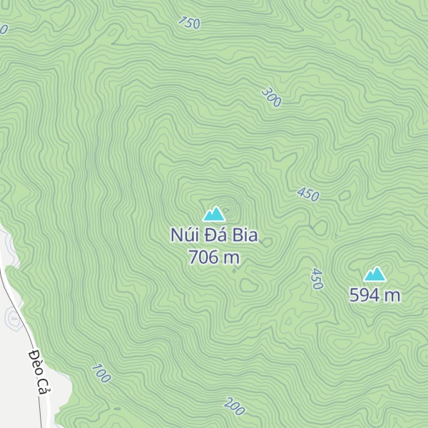 Map of Núi Đá Bia