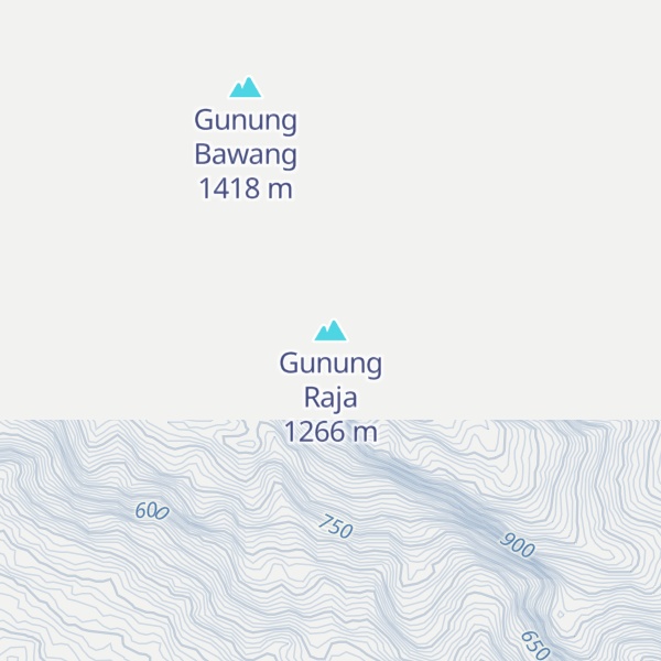 Map of Gunung Raja
