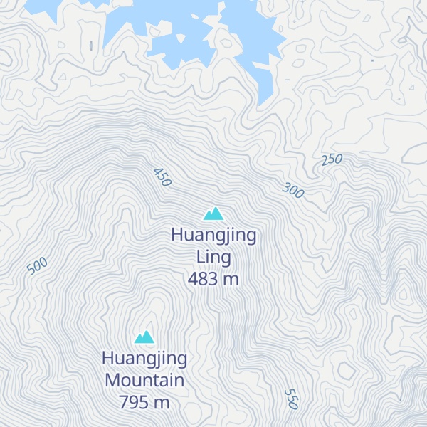 Map of Huangjing Ling
