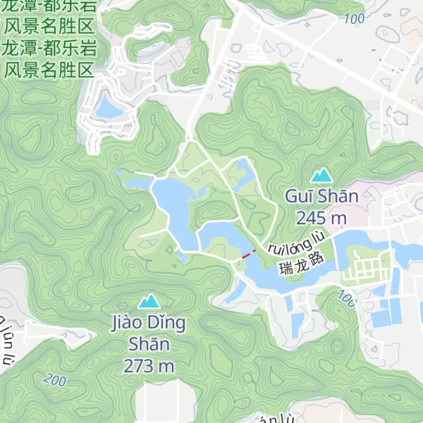 Map of Wò Hǔ Shān