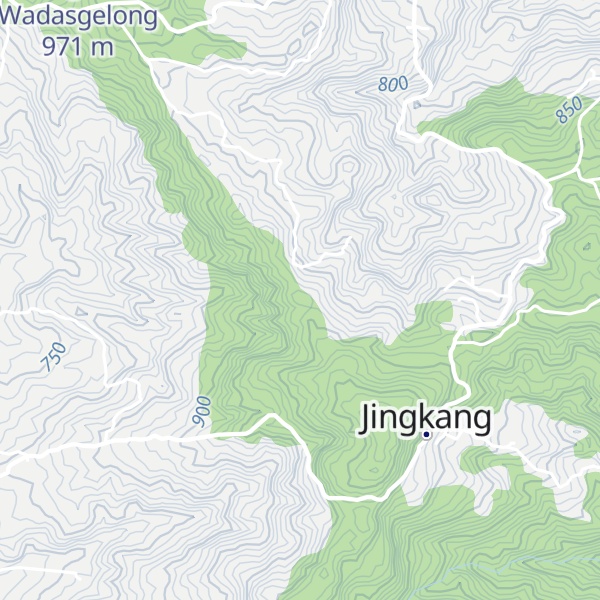 Map of Gunung Kalapacung