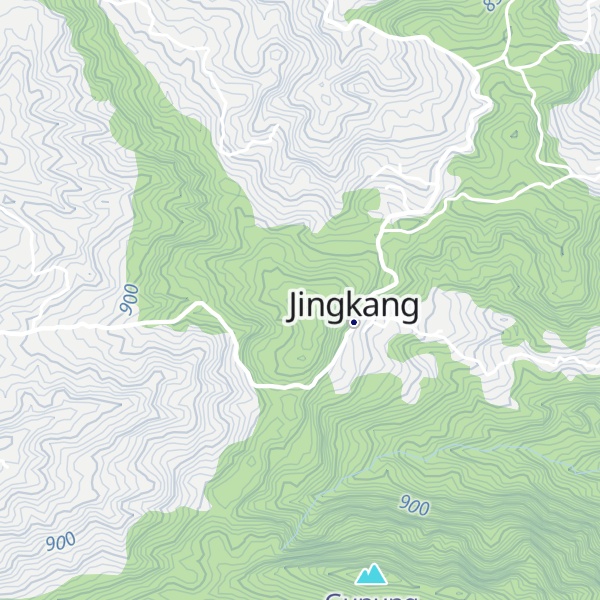Map of Gunung Siberuk