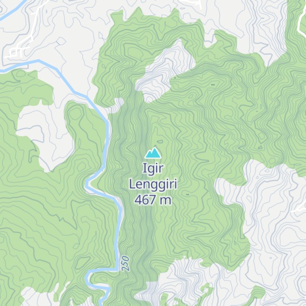 Map of Igir Lenggiri