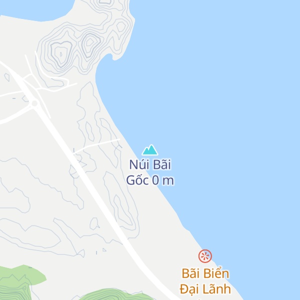Map of Núi Bãi Gốc
