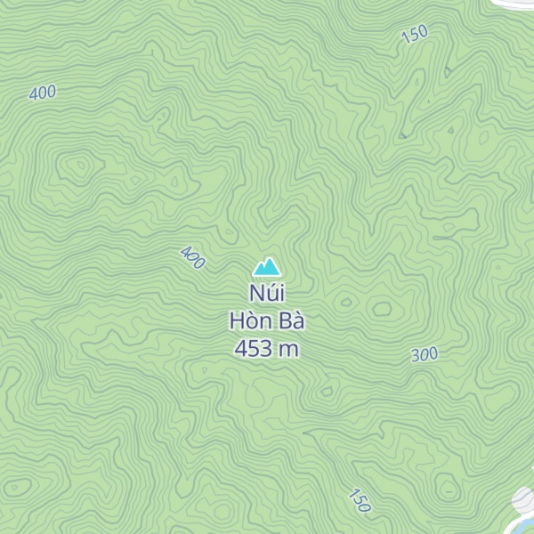 Map of Núi Hòn Bà