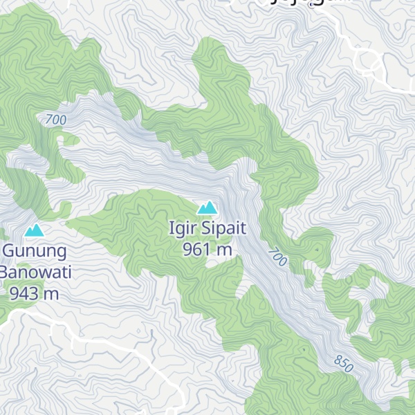 Map of Igir Sipait
