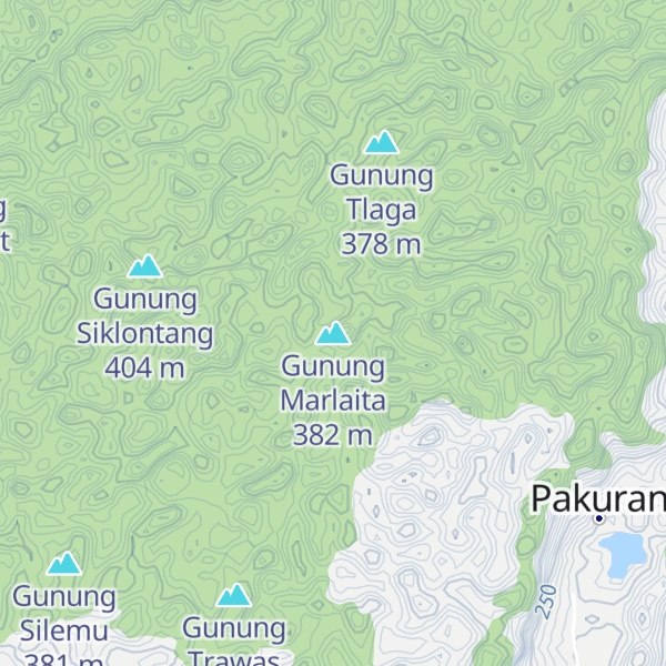 Map of Gunung Marlaita