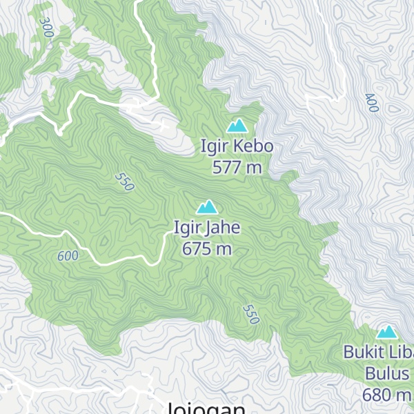 Map of Igir Jahe